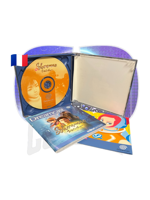 Photo du CD 2 + manuels du jeu Shenmue sur Dreamcast