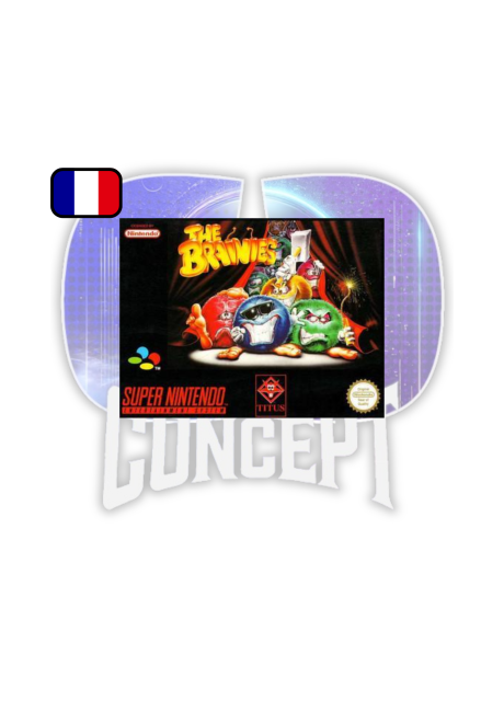Box The Brainies SNES