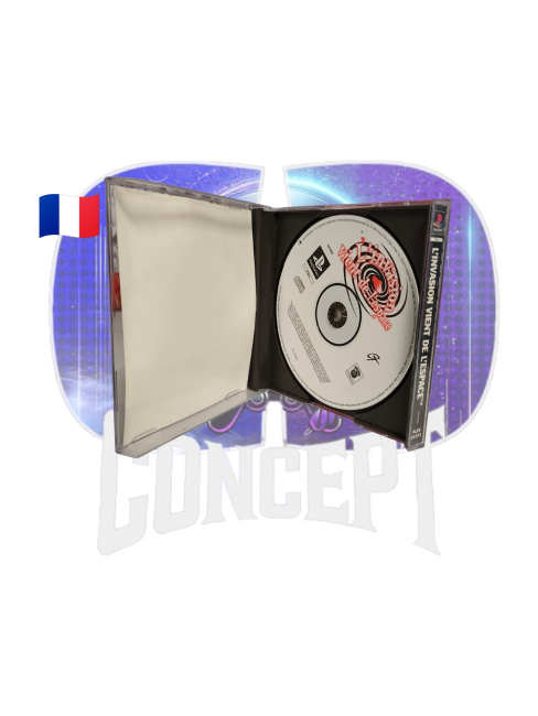 L'invasion vient de l'espace PS1 content Photo du contenu du jeu L'invasion vient de l'espace sur PS1