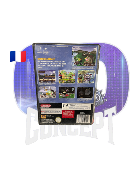 Photo de l'arrière du jeu Super Smash Bros Melee sur GameCube