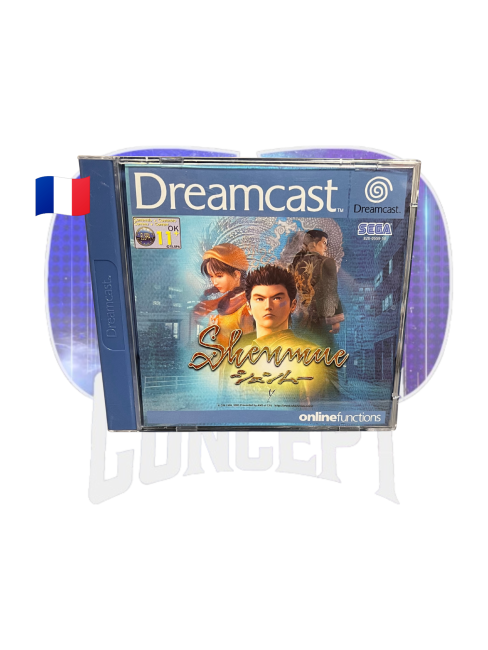 Photo de l'avant du boîtier CD 3-4  du jeu Shenmue sur Dreamcast