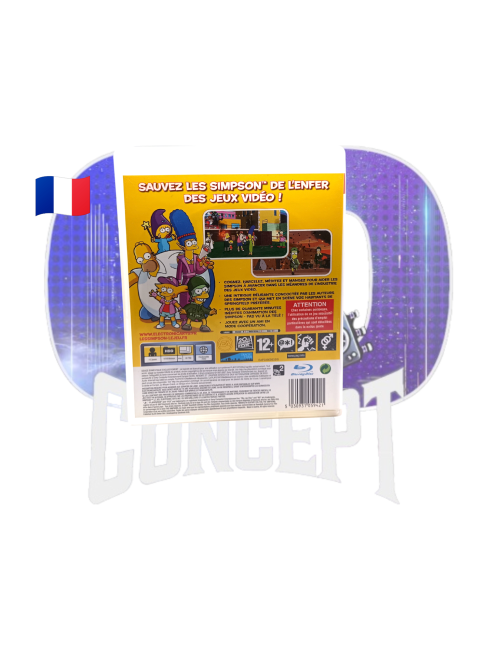 Photo de l'arrière du jeu Les Simpson: Le Jeu sur PS3