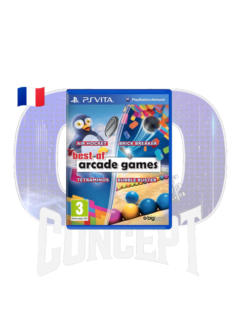 Photo de la jaquette du jeu Best of Arcade Games sur PS Vita
