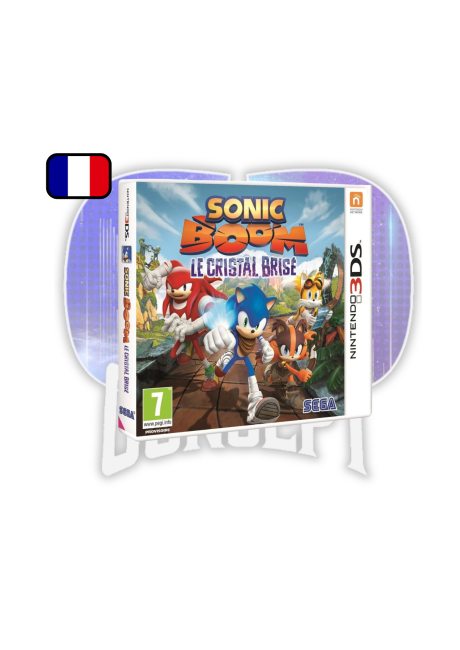 Sonic Boom Le Cristal Brisé 3DS Sonic Boom Le Cristal Brisé 3DS Cover