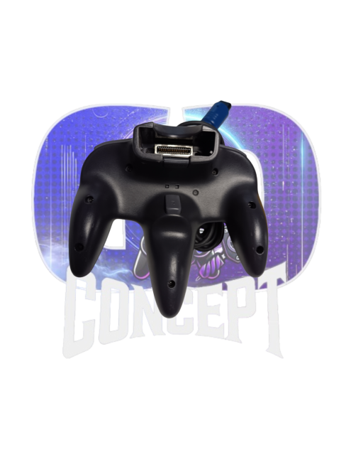 Photo de dos de la Manette AsciiWare Nintendo 64 silver