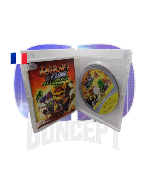 Photo du contenu du jeu Ratchet et Clank All 4 One Platinum PS3
