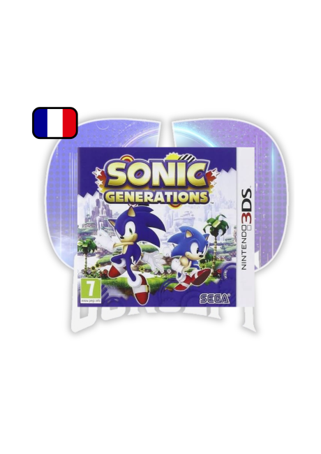 Sonic Generations 3DS CIB Sonic Generations 3DS CIB Cover