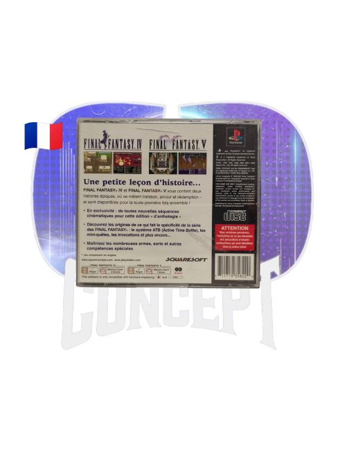 Photo de dos du jeu Final Fantasy Anthology sur PS1