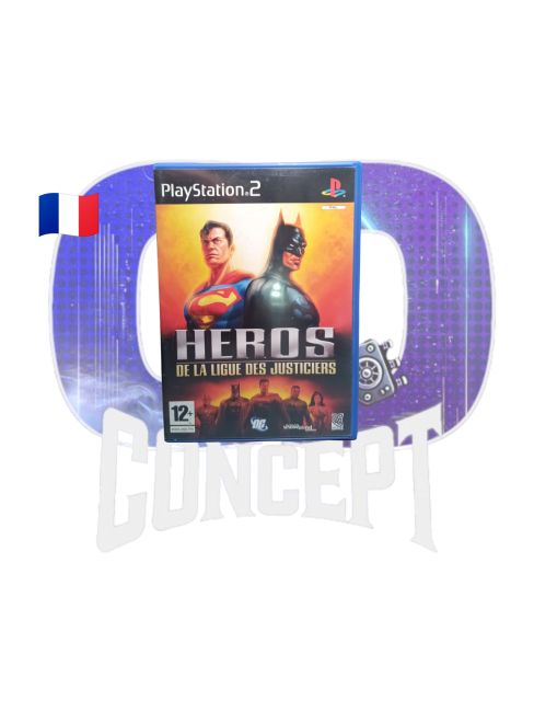 Photo de l'avant du jeu Héros de la Ligue des Justiciers sur PS2
