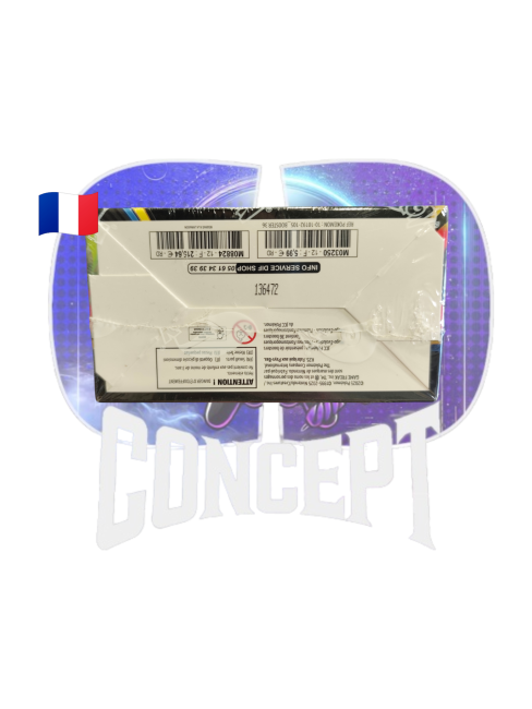 Display Scellé Pokémon Flammes Fantasmagoriques ME2 downside Photo de dessous du Display Scellé Pokémon Flammes Fantasmagoriques ME2