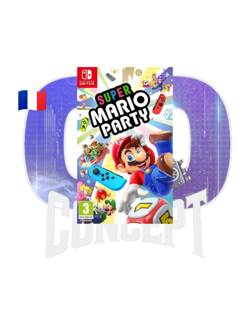 super Mario Party Switch front Photo du jeu Super Mario Party – Nintendo Switch
