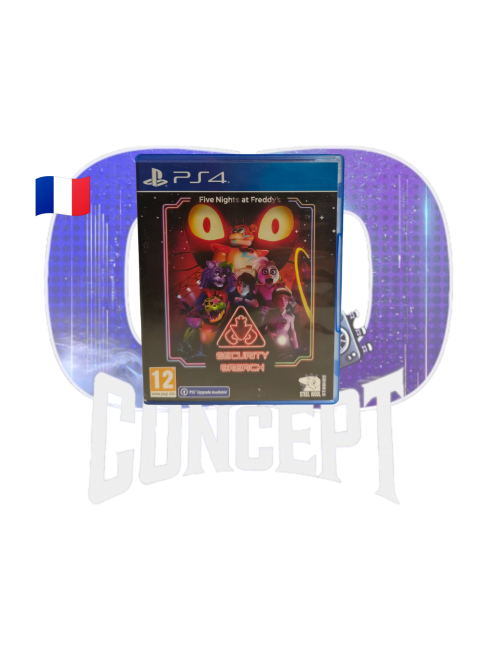 Five Nights at Freddy's Security Breach PS4 front Photo de face du jeu Five Nights at Freddy's Security Breach PS4