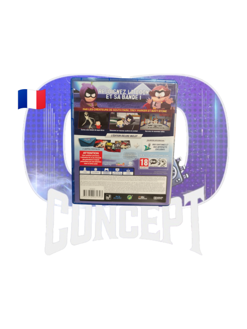 South Park L'Annale du Destin PS4 back Photo de dos du jeu South Park: L'Annale du Destin sur PS4