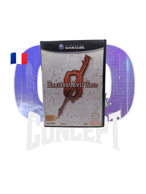 Resident Evil Zero GameCube ffront Photo de face du jeu Resident Evil Zéro sur GameCube