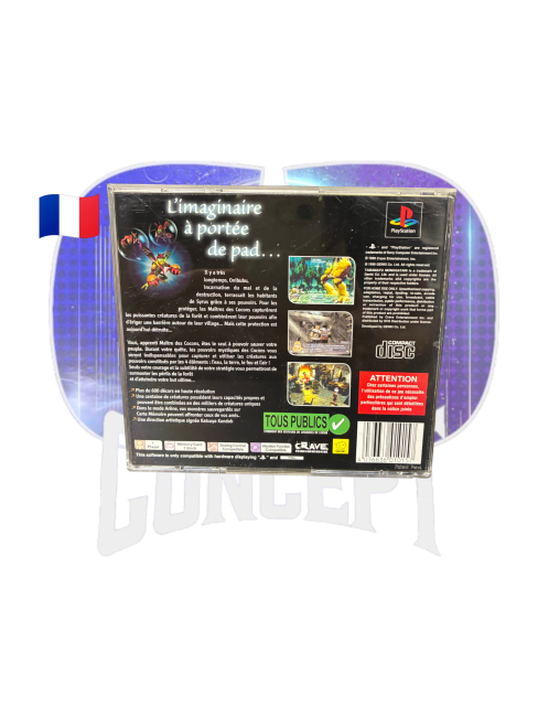 Jade Cocoon PS1 back Photo de dos du jeu Jade Cocoon sur PS1