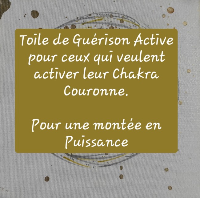 Toile de Guérison Active * Activation Chakra Coeur jusqu'à la...