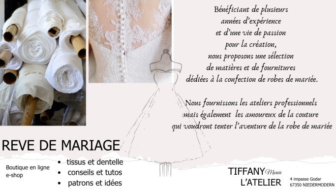 coudre une robe de mariée