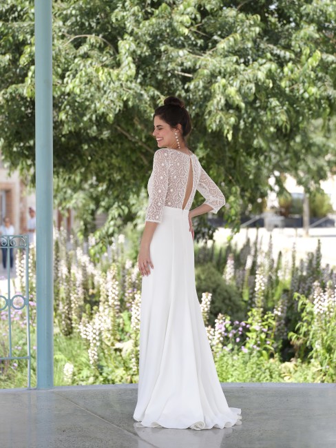 robe de mariée Bochet Créations en destockage, robe VICTORY taille 44