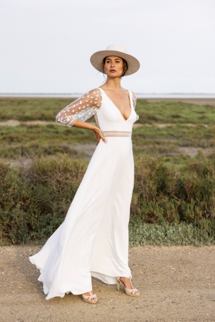 Robe de mariée ARION, fabriqué en France, de la marque Lambert Créations taille 38/40