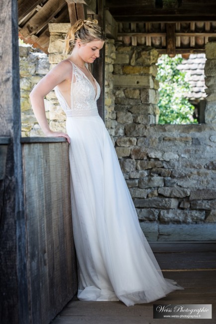 TAVERNAY WP192664 Robe de mariée Hervé Mariage TAVERNAY T 42/44 Prix bradé