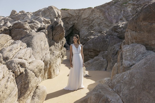 ROBE DE MARIEE LAMBERT DESTOCKAGE ROBE DE MARIEE DE CREATEUR, robe de mariée bohème champêtre, Rivage Lambert Créations