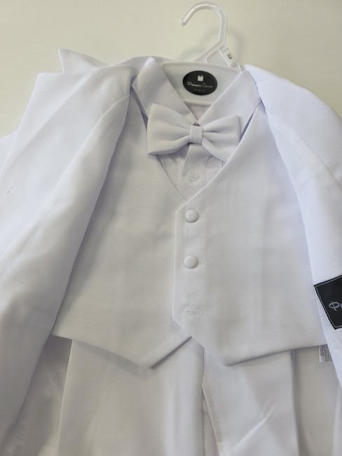 COSTUME blanc bébé, cérémonie, baptème, costume blanc pour garcon