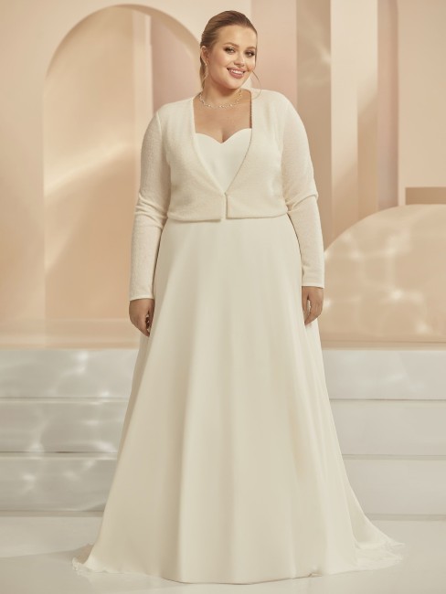 Gilet de mariage, gilet de mariée chaud, boléro chaud pour mariée grande taille