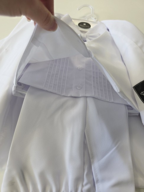 COSTUME blanc bébé, cérémonie, baptème, costume blanc pour garcon