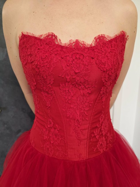 Robe de mariée rouge