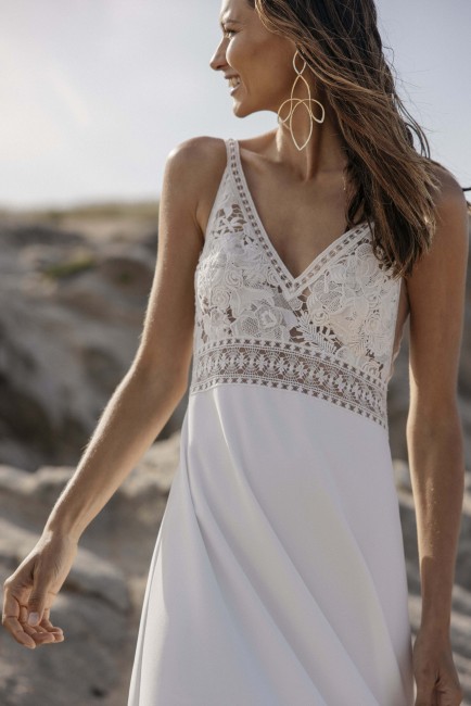 LIGIE BD (3) Robe de mariée Lambert Création, destockage, robe LIGIE, robe champêtre