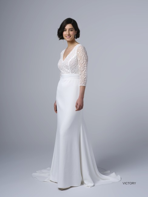 robe de mariée Bochet Créations en destockage, robe VICTORY taille 44