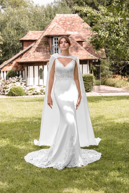 cape de mariée assortie à votre robe