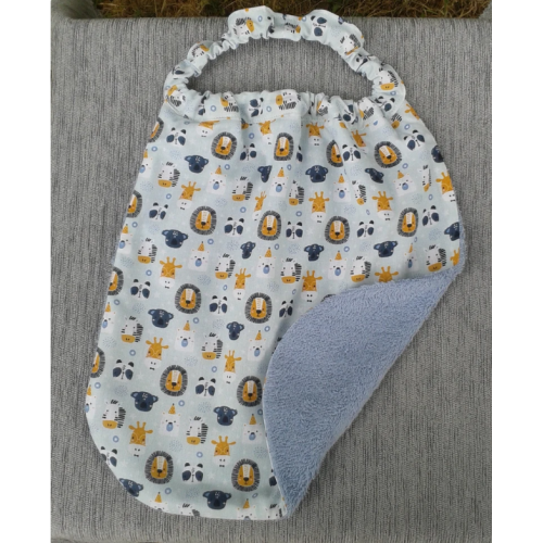 Serviette têtes lions