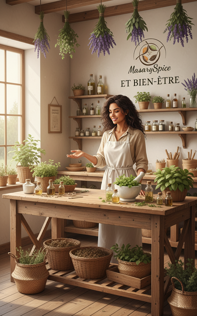 Herbes aromatiques et tisanes bien-être MasarySpice