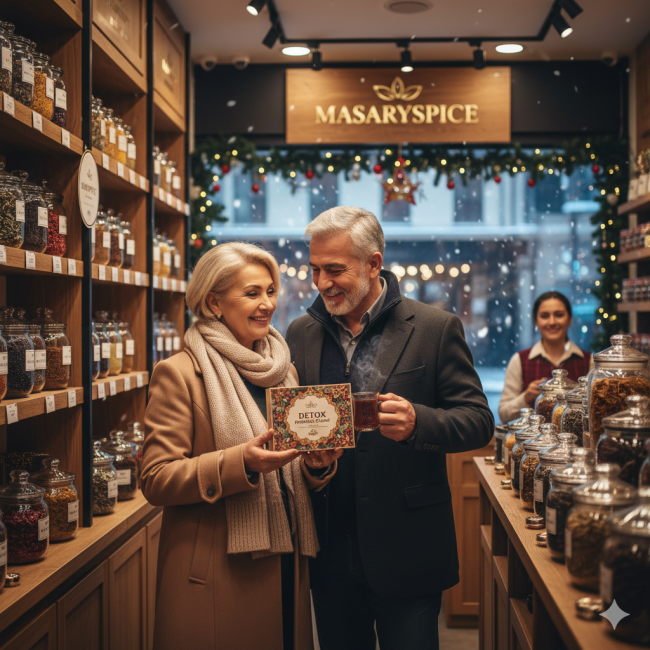 Vue détaillée du mélange de thé détox traditionnel Desi Kahwa