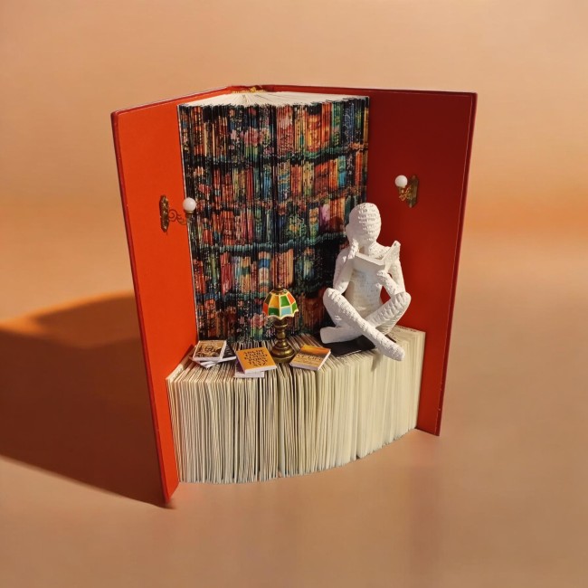 Salon de lecture touge-vert