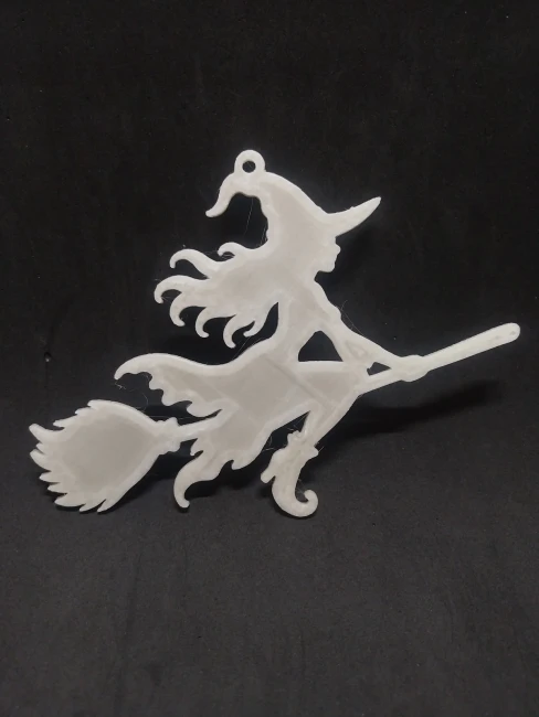 Sorcière d’Halloween – Gardienne Nocturne Phosphorescente - 15x11 cm