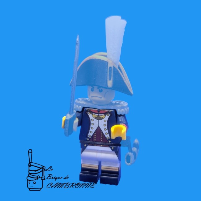 Corps de minifigure : Officier d'Infanterie de la Révolution