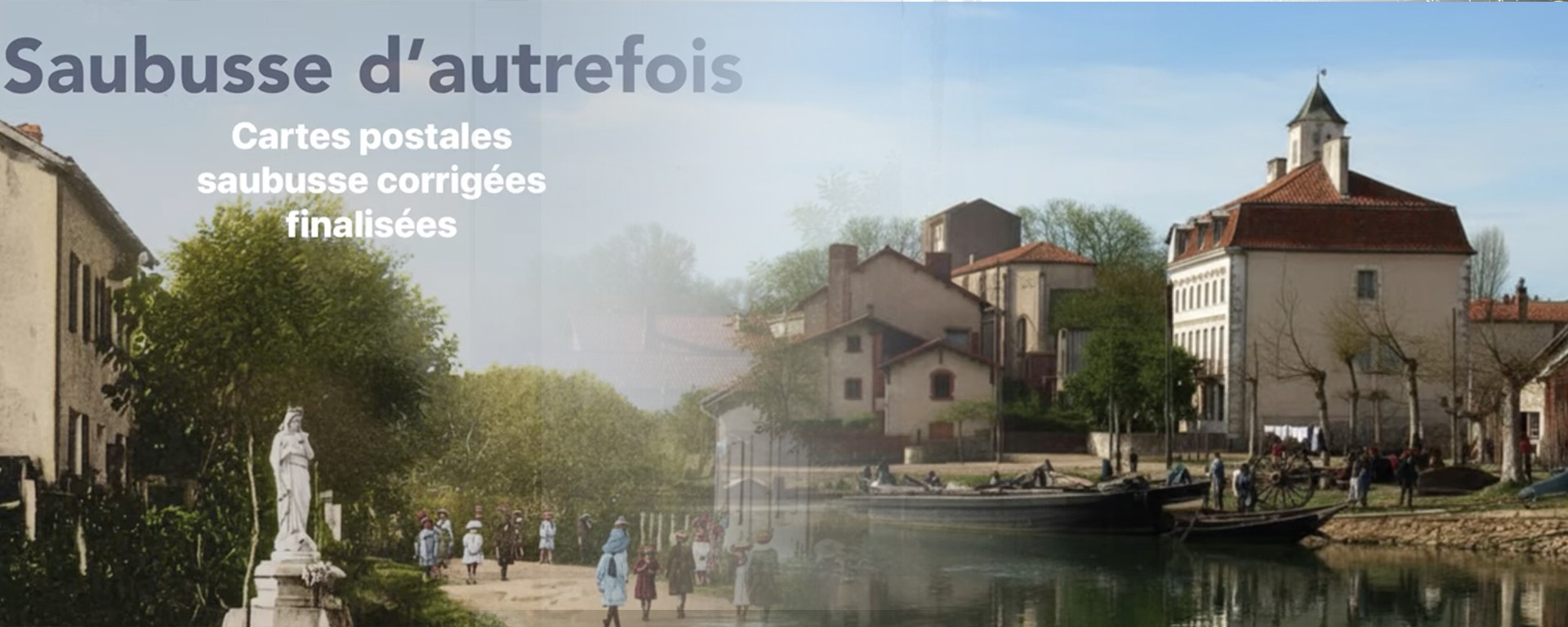 Rénovation Cartes postales anciennes de Saubussee Ydan 