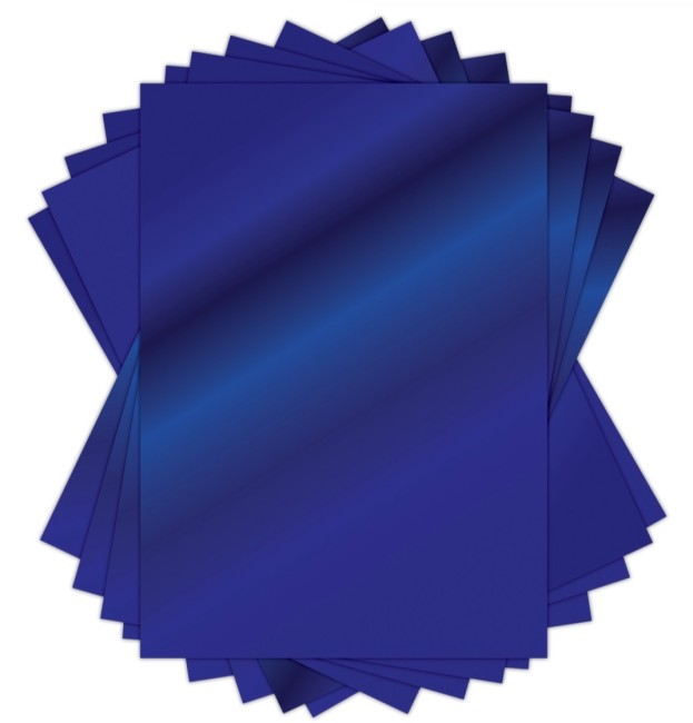 Papier cartonné miroir bleu A4 premium 250 g/m²