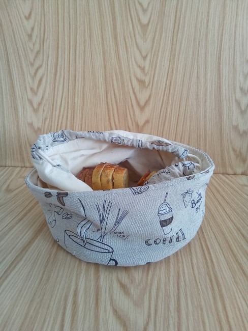 Panière et sac de transport pour le pain