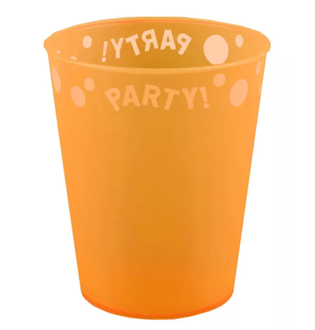 Gobelet Prémium Orange réutilisable