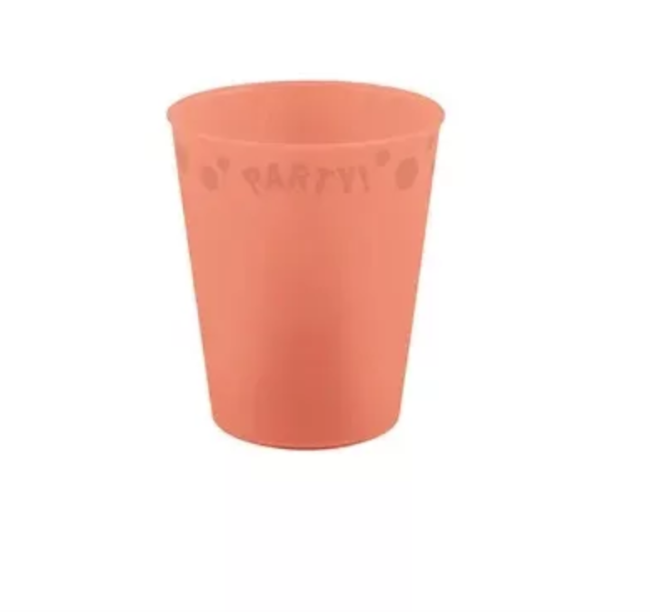 Gobelet Prémium couleur Saumon réutilisable