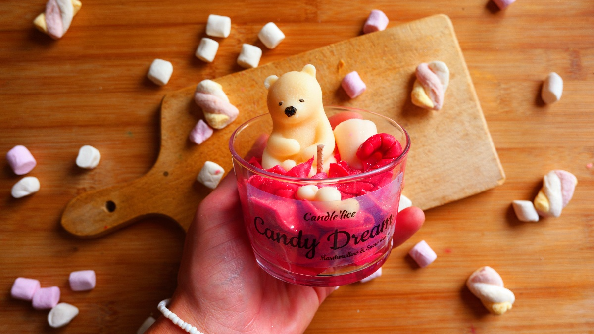 Bougie licorne 