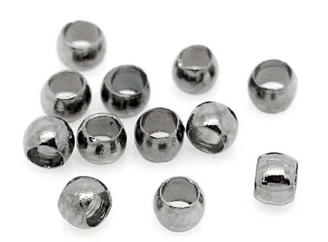 perles a ecraser argente foncé 2 mm (2)