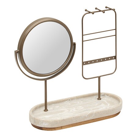 miroir porte-bijoux 27 cm en polyrésine miroir porte-bijoux 27 cm en polyrésine