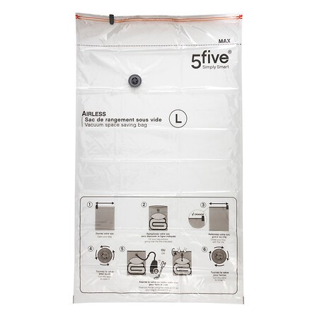 sac sous vide compresseur taille L 120 x 69 cm