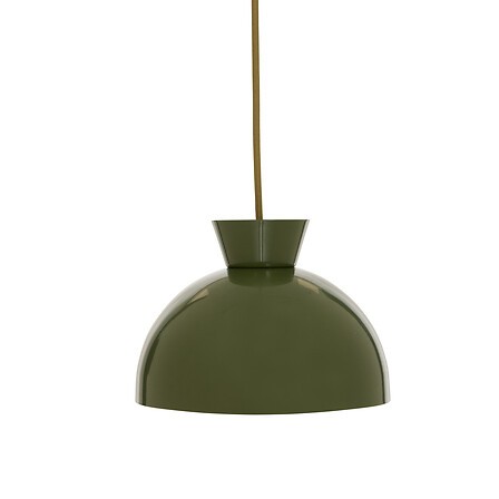 Suspension métal KAKI  Ø22 cm avec douille G9