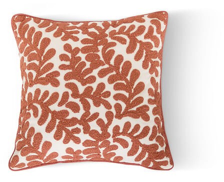 Housse de coussin Sienna terracotta 40 × 40 cm | Irisia Maison