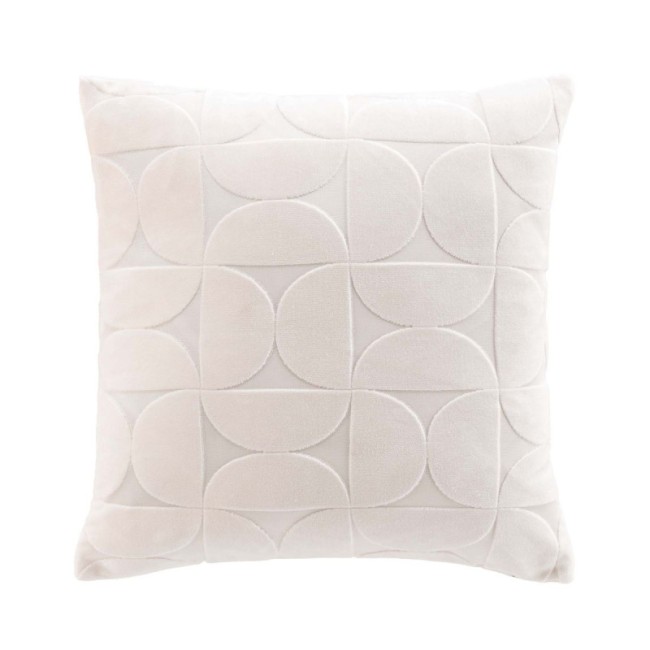 Housse de coussin velours dévoré Curly 40 × 40 cm | Irisia Maison